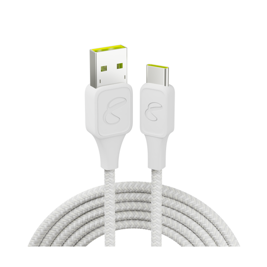 InstantConnect USB-A to USB-C - White - Charging cable for USB-C device - Hero