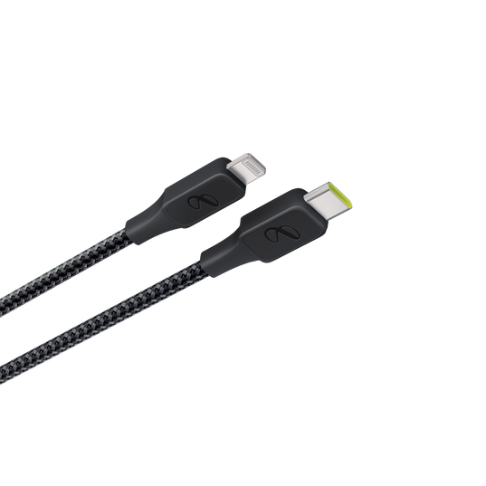 InstantConnect USB-C to Lightning - Black - 20W PD fast charging cable for iPhone® and iPad® - Detailshot 4